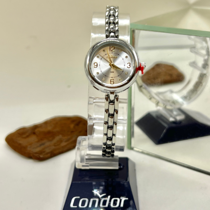 Relógio Condor Mini Joia Prata